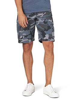 Wrangler Authentics Herren Stretch Twill Cargo Shorts Cargohose, Turbulence Camo, 58 Kurz von Wrangler Authentics