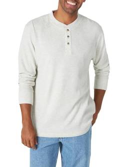 Wrangler Authentics Men's Long Sleeve Waffle Henley, Oatmeal Heather, 3X-Large von Wrangler Authentics