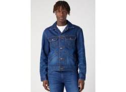 Jeansjacke WRANGLER "124MJ" Gr. 4XL, blau (far away) Herren Jacken Übergangsjacken von Wrangler