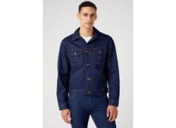 Jeansjacke WRANGLER "124MJ" Gr. M, blau (rinse) Herren Jacken Übergangsjacken von Wrangler