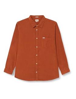 Wrangler, One Pocket Shirt, Leather Brown, S von Wrangler