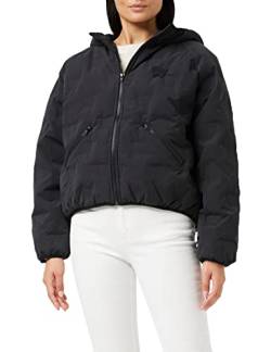 Wrangler Damen DOWN Logo Puffer Jacket, Black, l von Wrangler