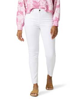 Wrangler Damen High Rise Unforgettable Skinny Jeans, Helles Weiß, 48 von Wrangler
