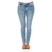 Wrangler Damen Jeans Skinny Fit - Blau - Water Blue von Wrangler