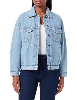 Wrangler Damen Padded Trucker Denim Jacket, SCARE CROW​, M EU von Wrangler