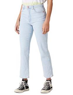 Wrangler Damen The Retro Straight Jeans, Blau (Allad Blue Xa3), W29/L32 (Herstellergröße: 29/32) von Wrangler