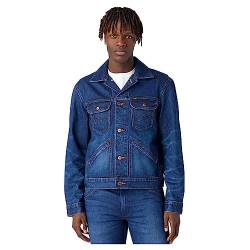 Wrangler Herren 124mj Denim Jacket, FAR AWAY, 3XL EU von Wrangler