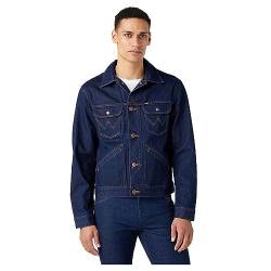 Wrangler Herren 124mj Denim Jacket, RINSE, M EU von Wrangler