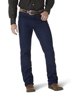 Wrangler Herren Cowboy Cut Slim Fit Stretch Boot Cut Jeans, Indigo Stretch, 32W / 30L von Wrangler