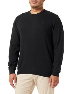 Wrangler Herren Crewneck Knit Sweater, Real Black, XL EU von Wrangler