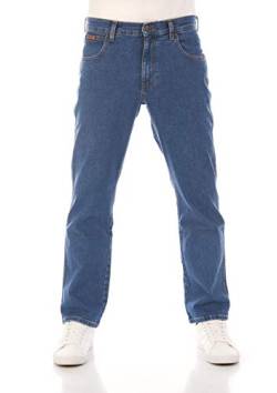 Wrangler Herren Jeans Regular Fit Texas Stretch Hose Blau Authentic Straight Jeanshose Denim Hose Baumwolle Blue w30, Farbe: Blue Tomorrow, Größe: 30W / 32L von Wrangler