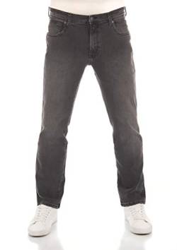 Wrangler Herren Jeans Regular Fit Texas Stretch Hose Grau Authentic Straight Jeanshose Denim Hose Baumwolle Grey w30, Farbe: Super Grey, Größe: 30W / 32L von Wrangler