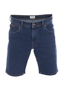 Wrangler Herren Jeans Short Texas Kurze Stretch Shorts Regular Fit Baumwolle Bermuda Sommer Hose Blau Schwarz w30 w31 w32 w33 w34 w36 w38 w40, Größe:W 31, Farbe:Blue Chip (W11CLQ46A) von Wrangler