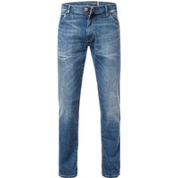 Wrangler Herren Jeans blau Baumwoll-Stretch Slim Fit von Wrangler