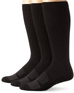 Wrangler Herren Men's Western Boot (Pack of 3),Black, Size:X-Large Socken, Schwarz, X (3er Pack) von Wrangler