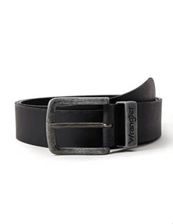 Wrangler Herren Metal Loop Gürtel, Schwarz, 100 von Wrangler