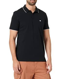 Wrangler Herren Polo Shirt, Schwarz, 3XL Große Größen von Wrangler