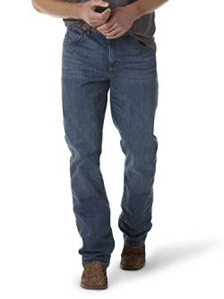 Wrangler Herren Retro Relaxed Fit Boot Cut Jeans, True Blue, 35W / 32L von Wrangler