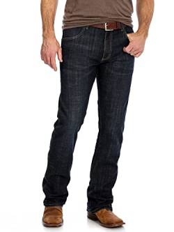 Wrangler Herren Retro Slim Fit Boot Cut Jeans, DAX, 33W / 34L von Wrangler