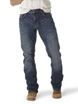 Wrangler Herren Retro Slim Fit Boot Cut Jeans, Layton, 33W / 34L von Wrangler