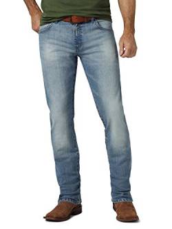 Wrangler Herren Retro Slim Fit Straight Leg Jeans, Jacksboro, 33W / 34L von Wrangler