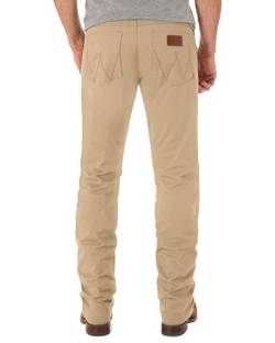 Wrangler Herren Retro Slim Straight Leg Jeans, beige, 29W / 32L von Wrangler