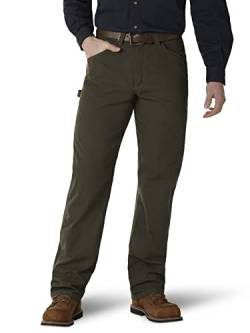 Wrangler Herren Riggs Workwear Carpenter Jeans, Loden, 32W / 36L von Wrangler