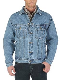 Wrangler Herren Rugged Wear Unlined Denim Jacke, Indigoblau im Vintage-Stil, XL von Wrangler