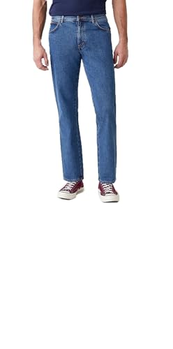 Wrangler Herren Texas 821 Authentic Straight Jeans, Vintage Stonewash, 48W / 34L von Wrangler