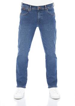 Wrangler Herren Texas Slim Jeans, Basement Blue, 38W / 34L von Wrangler