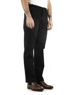Wrangler Herren Texas Tonal Straight Jeans, Black (Black Overdye), 35W / 30L von Wrangler