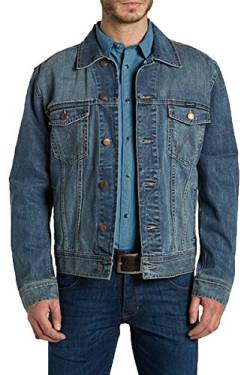 Wrangler Herren Western Denim Jacket Jacke, Blau (Dark Rinse), XXX-Large von Wrangler