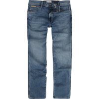 Wrangler Jeans - Texas Slim The Marverick - W30L32 bis W38L34 - für Männer - Größe W33L32 - blau von Wrangler