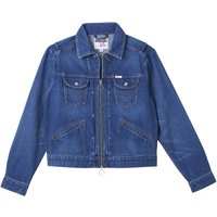 Wrangler Jeansjacke - Barbie Jen Jacket - XS bis XL - für Damen - Größe L - blau von Wrangler