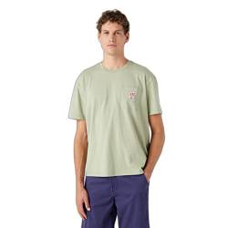 Wrangler Men's Casey Jones Pocket Tee T-Shirt, Green, Small von Wrangler