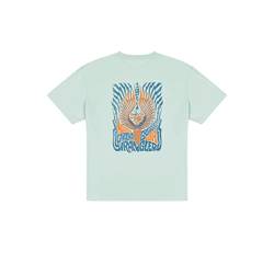 Wrangler Men's Graphic Tee T-Shirt, Blau Dark, S von Wrangler