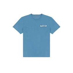 Wrangler Men's Logo Tee T-Shirt, Blue, Small von Wrangler