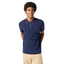 Wrangler Men's Polo Shirt, Navy, L von Wrangler