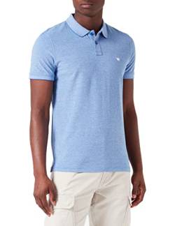 Wrangler Men's Refined Polo Shirt, Blue, Medium von Wrangler