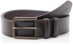 Wrangler Men's Slim Belt, Brown, 110 von Wrangler