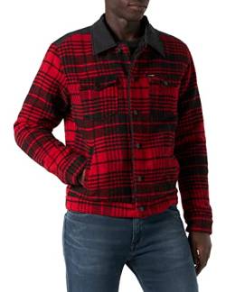 Wrangler Men's Wool Trucker Jackets, Lava RED, 3X-Large von Wrangler