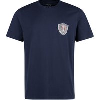 Wrangler T-Shirt - Sign Off Tee Faded Black - M bis XXL - für Männer - Größe L - schwarz von Wrangler