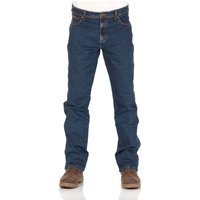 Wrangler Texas Stretch Herren Jeans - Regular Fit - Blue Black - Black Overdye - Darkstone - Stonewash von Wrangler