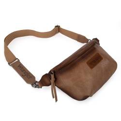 Wrangler Vintage Sling Bag für Damen Herren Brust Bauchtasche Damen Crossbody Geldbörse WG82-A194KH, * Khaki Sling Bag, Sling Bag von Wrangler