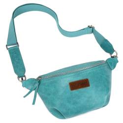 Wrangler Vintage Sling Bag für Damen und Herren, Brusttasche, Hüfttasche, Crossbody-Tasche, * Torquise Sling Bag, Tragetasche von Wrangler