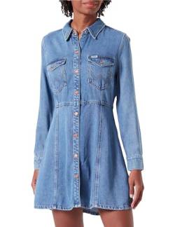 Wrangler Women's A LINE Shirt Casual Dress, Partners, L von Wrangler