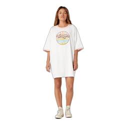 Wrangler Women's Oversized Ringer Casual Dress, White, X-Small von Wrangler