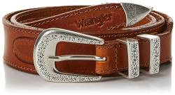 Wrangler Women's Western Belt, Cognac, 80 von Wrangler