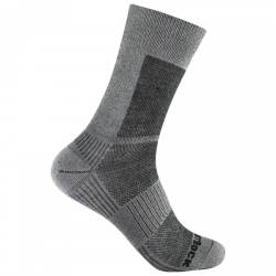 Wrightsock - Coolmesh II Merino Crew - Wandersocken Gr L grau von Wrightsock