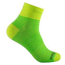 Wrightsock Coolmesh II Quarter, Lemon-Lime,L von Wrightsock